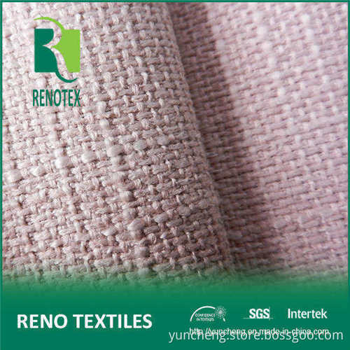 100% Polyester Upholstery Sofa Material Knitting Backing Cheap Linen Fabric